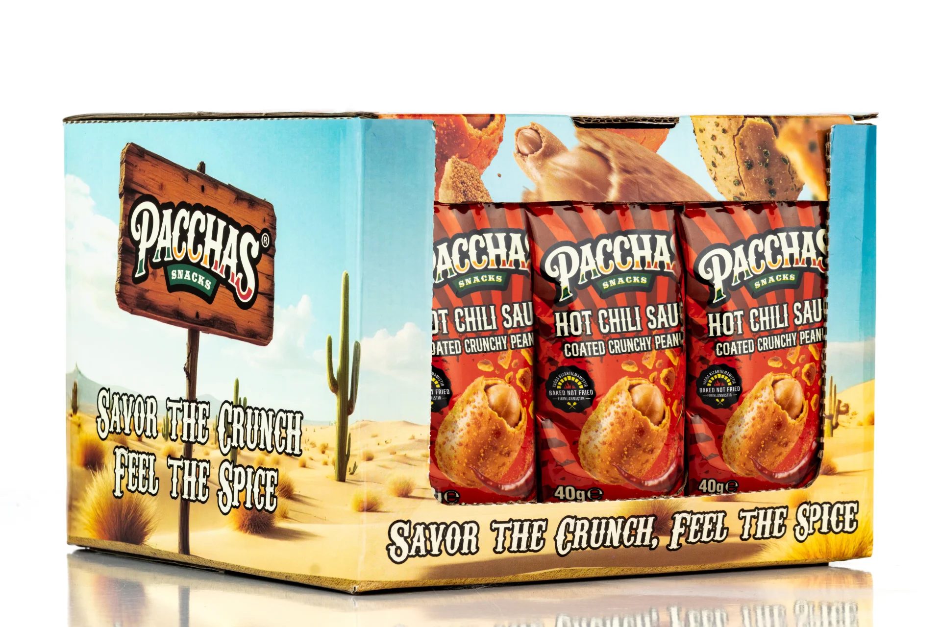 Acı Biber Soslu Çıtır Kaplamalı Yer Fıstığı