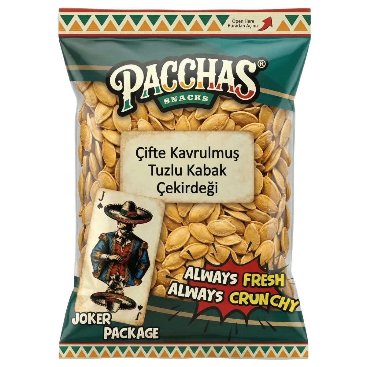 Klasik Çifte Kavrulmuş Tuzlu Kabak Çekirdeği