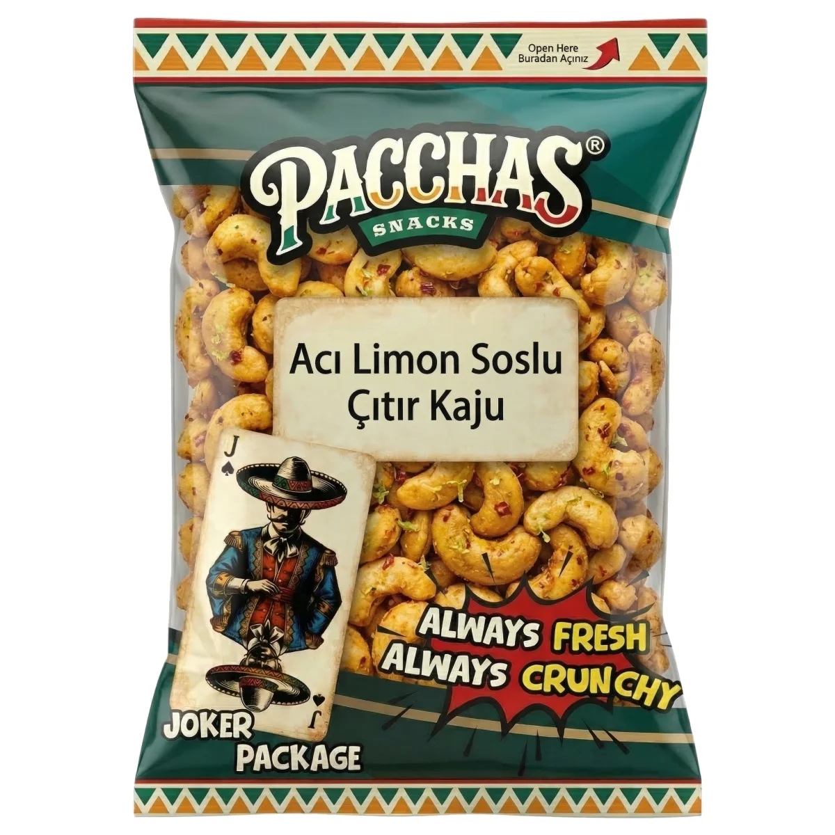 Acı Limon Soslu Çıtır Kaplamalı Kaju