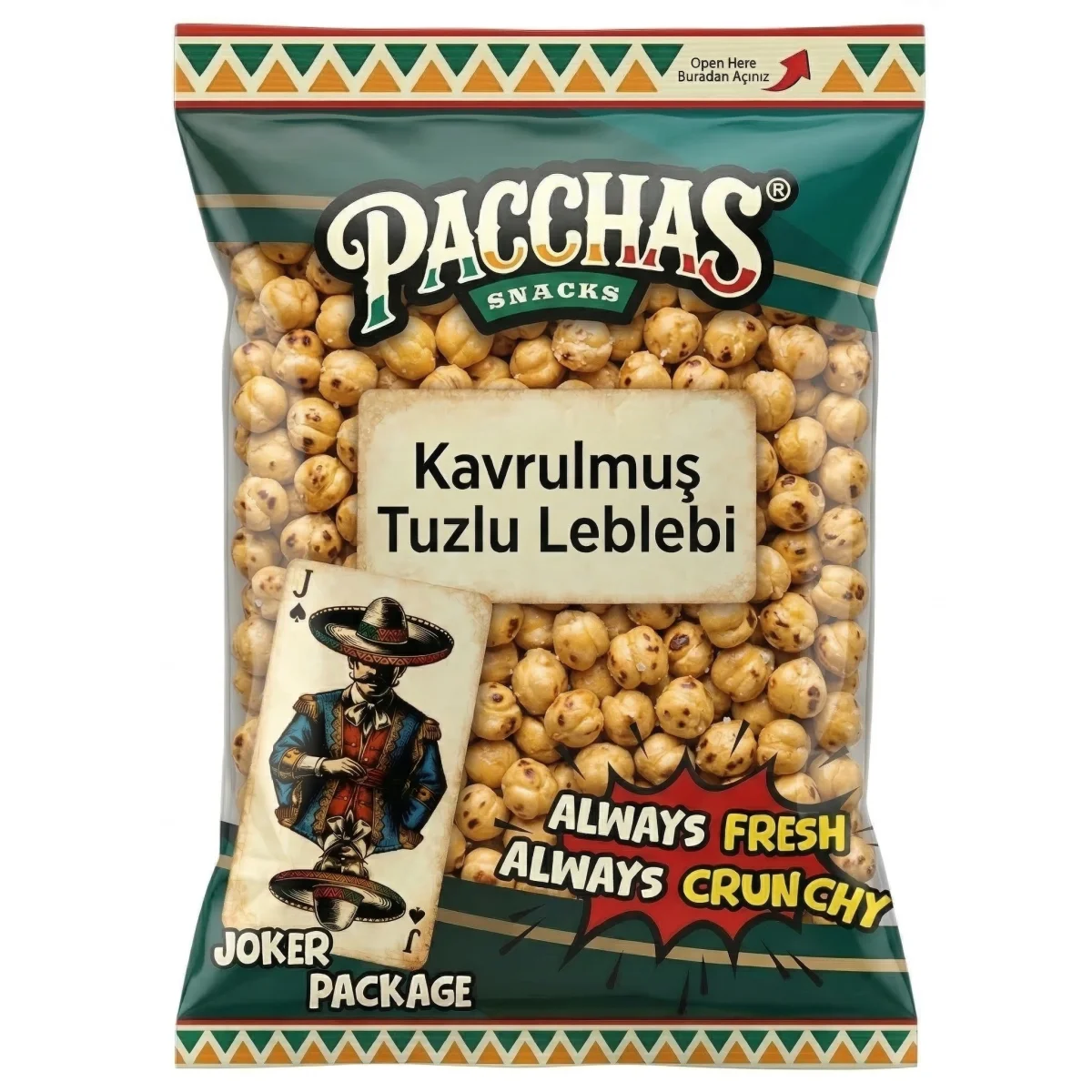 Klasik Kavrulmuş Tuzlu Leblebi