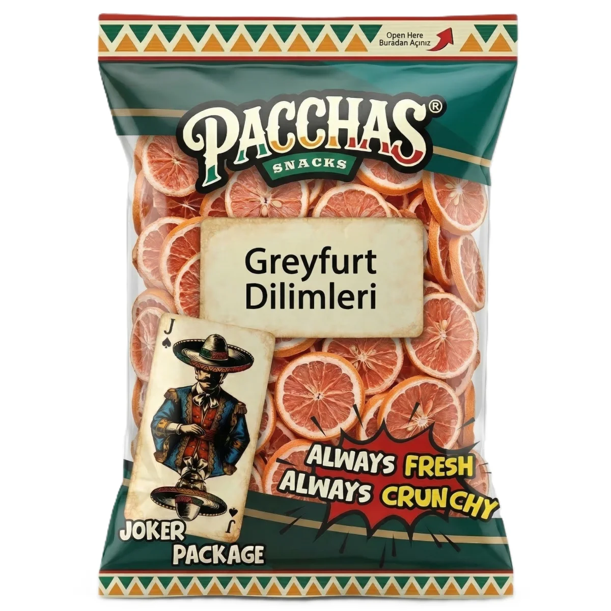 Kurutulmuş Greyfurt Dilimleri